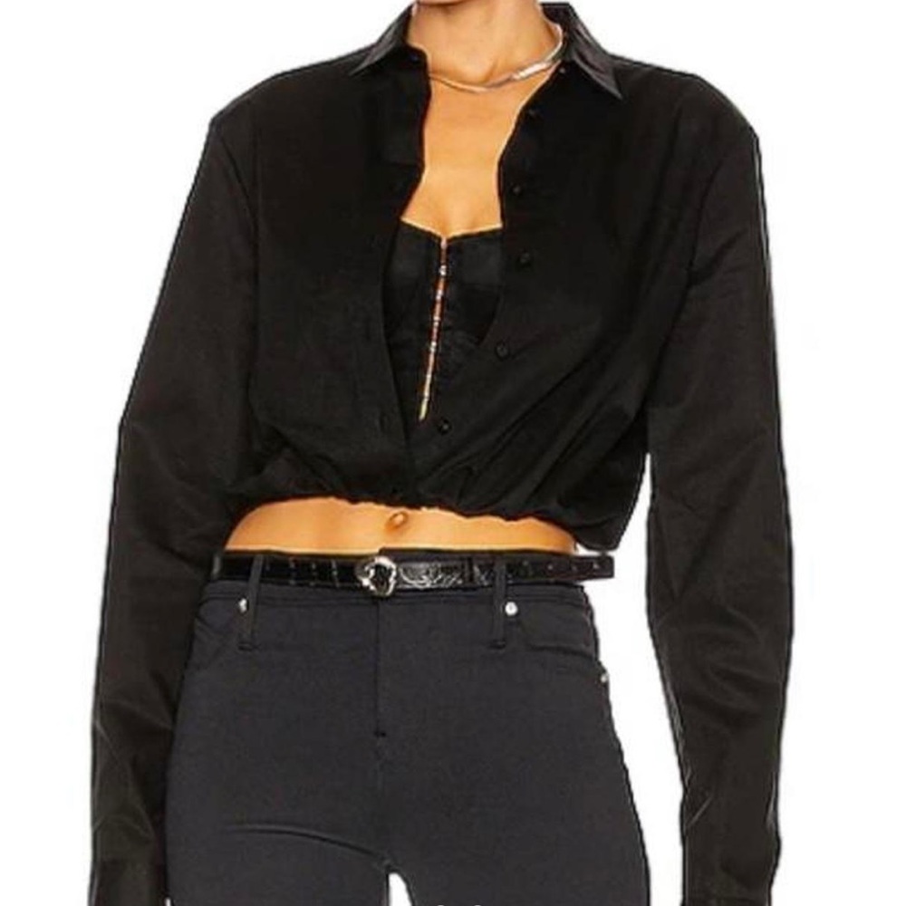 RTA ludovica poplin bustier top